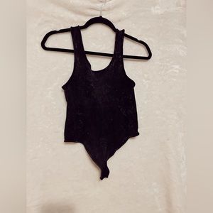 Faded Black Bodysuit